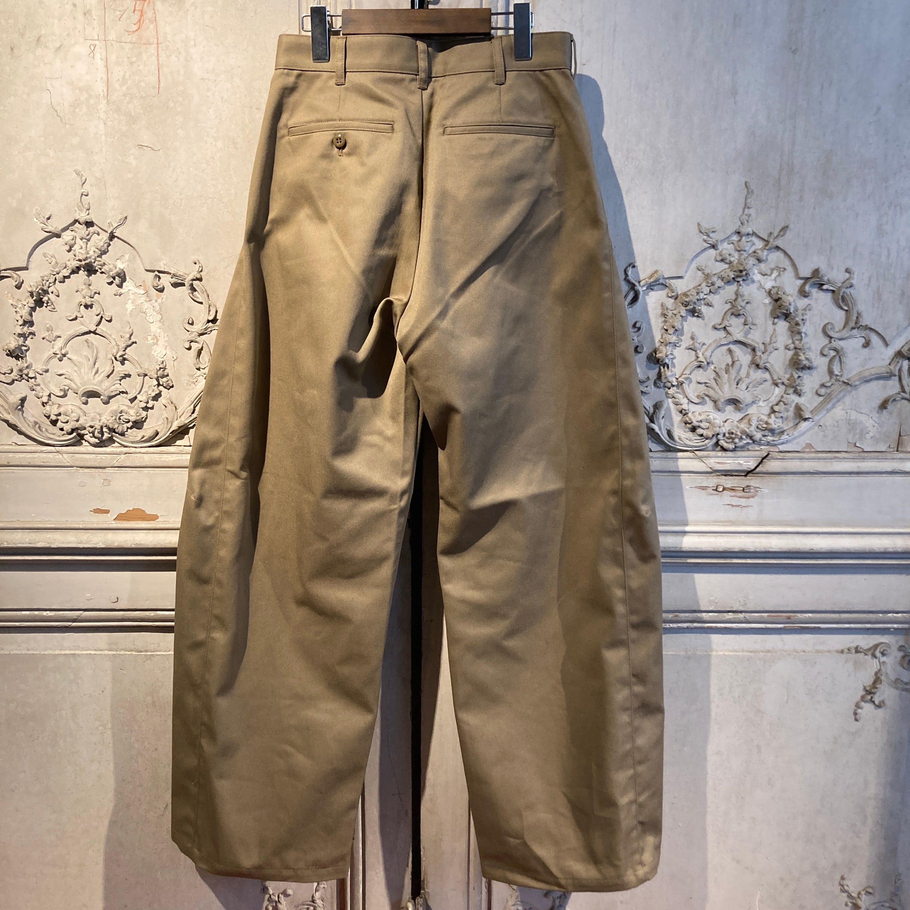 HYKE【ハイク】 T/C BARREL-LEG WORK PANTS (13394) | glamour online