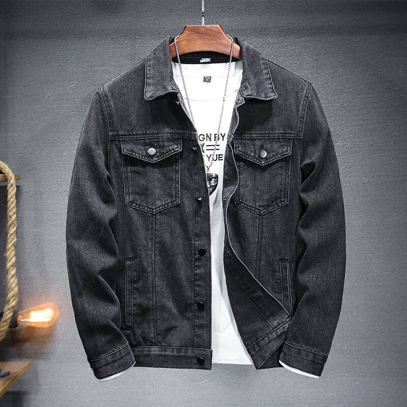80s Lee 220 Black Denim Jacket 