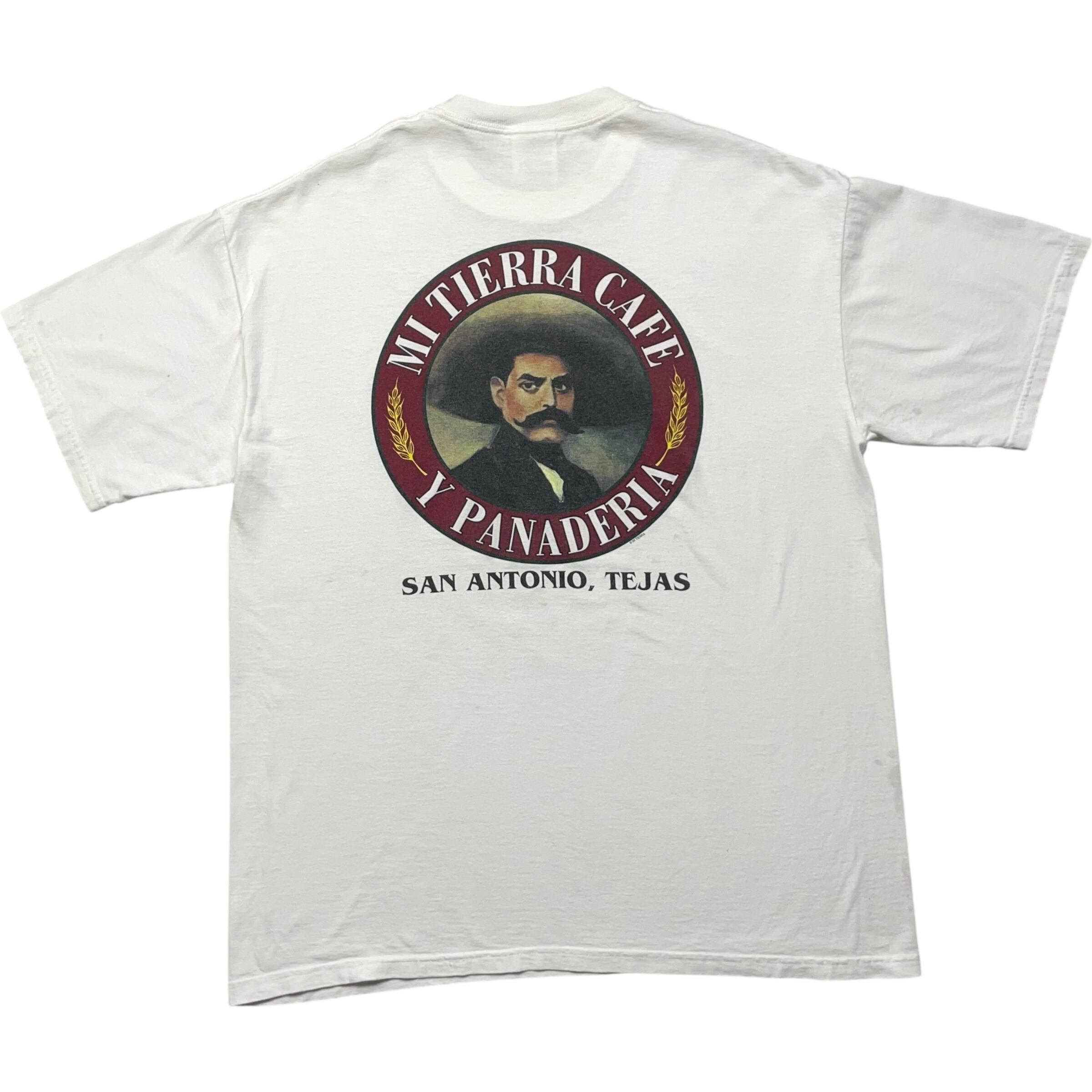 《L》 JERZEES ジャージーズ Tシャツ レストラン ロゴプリント ホワイト no.8604