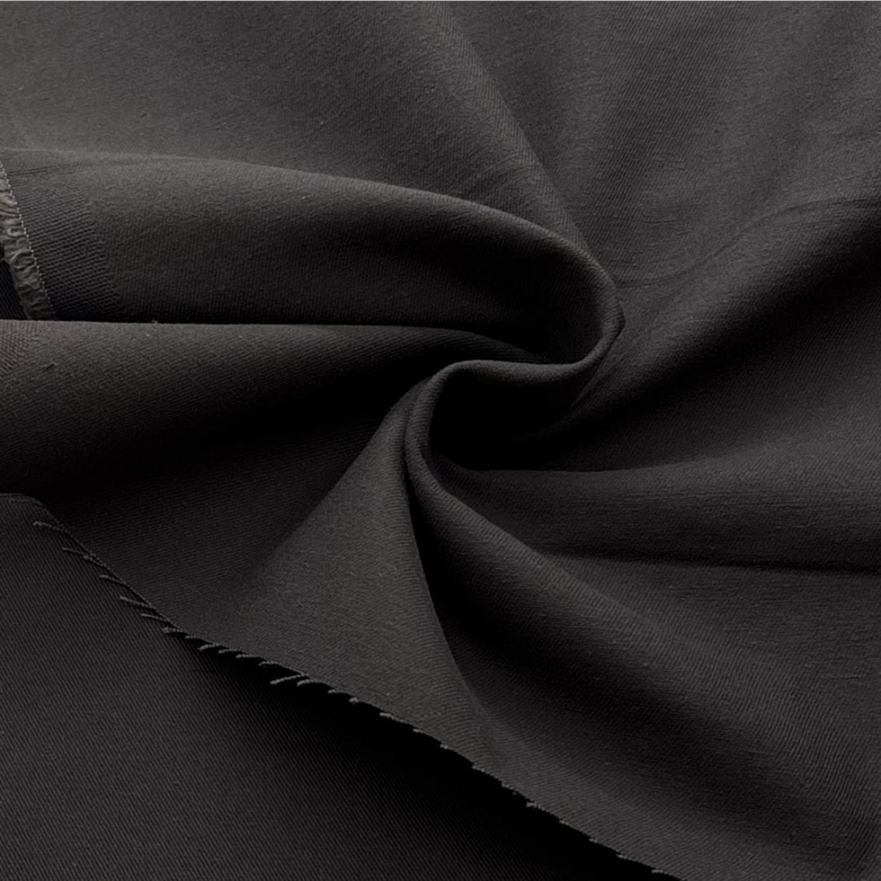 ★TB954◆2m◆綿100%微起毛ツイル生地◆ヴィンテージブラック