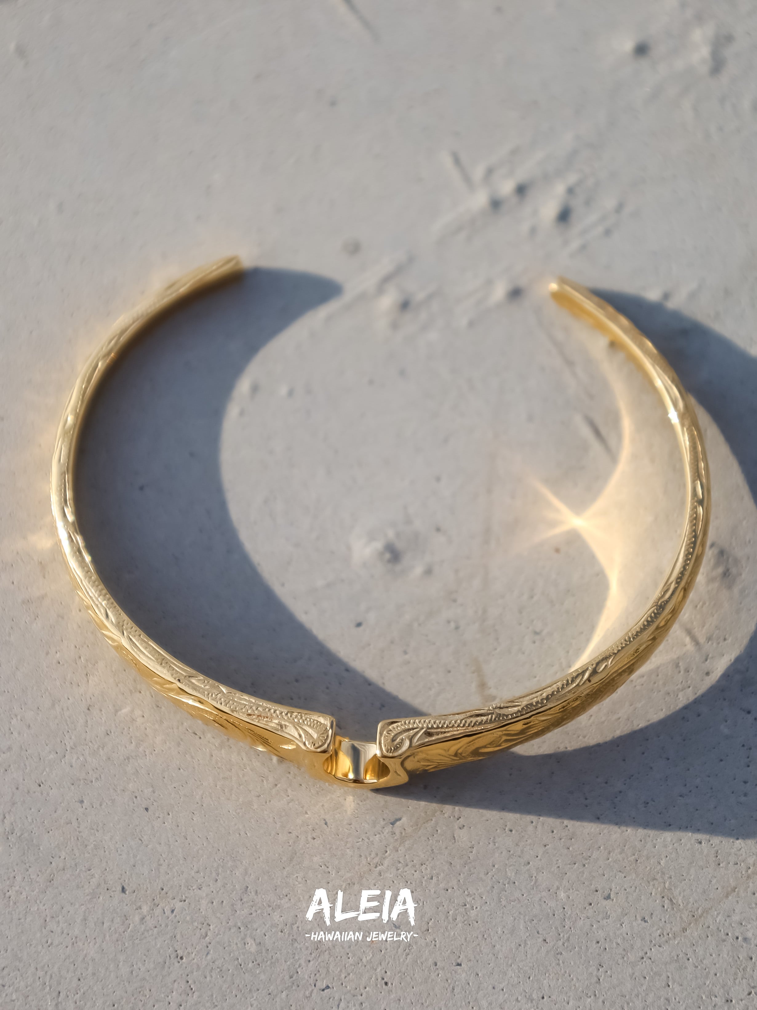 刻印可能》ホースシューバングル [316L] ハワイアンジュエリー | ALEIA