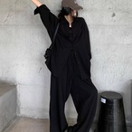 Linen-Cotton Shirt & Wide-Leg Pants (ME240)