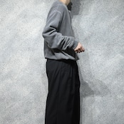 custom draw cord fade gray henry neck tee