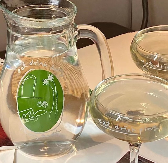 【お取り寄せ】韓国風 コーヒーカップ 撮影道具 ins ワイングラス 花瓶 ガラスカップ