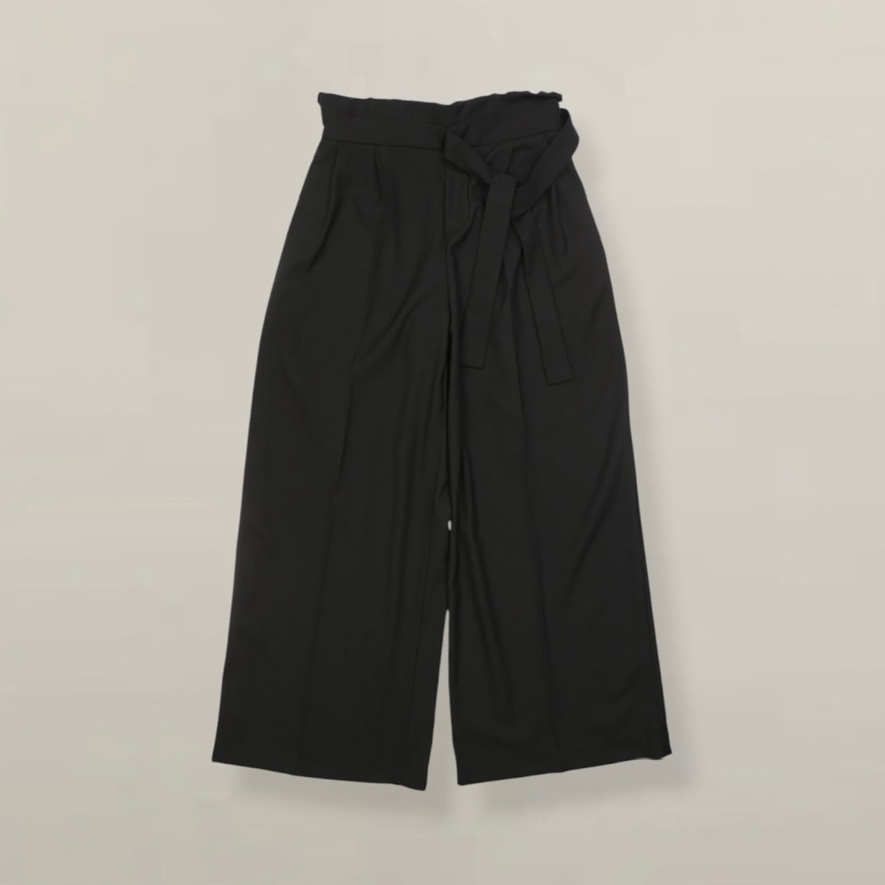 RESTOCK> WOOL GABARDINE INTACK WIDE TROUSERS | PAY ID