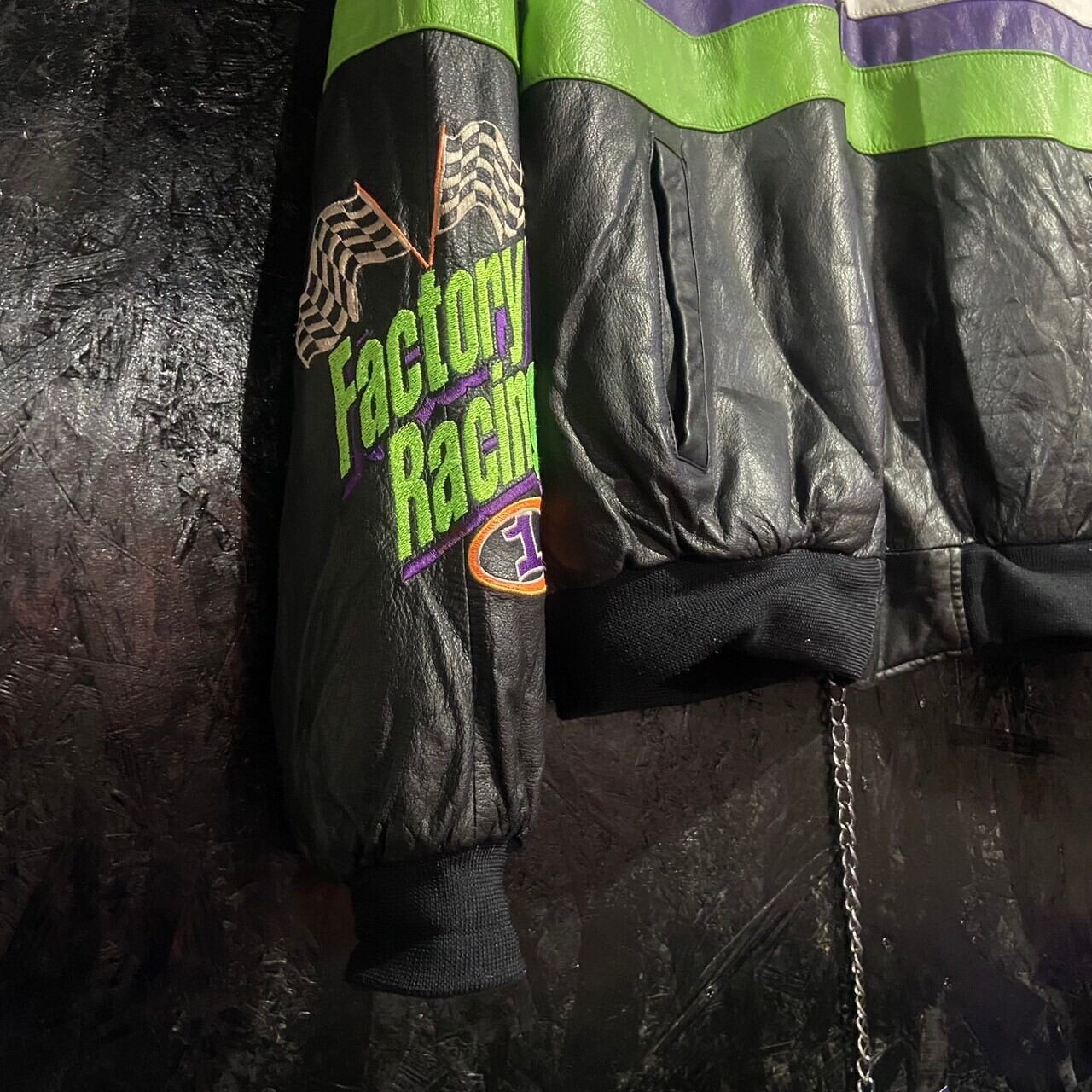 ARCTIC CAT Leather Racing Jacket | 古着屋 the moon ARCTIC CAT Leather Racing Jacket | 古着屋 the moon