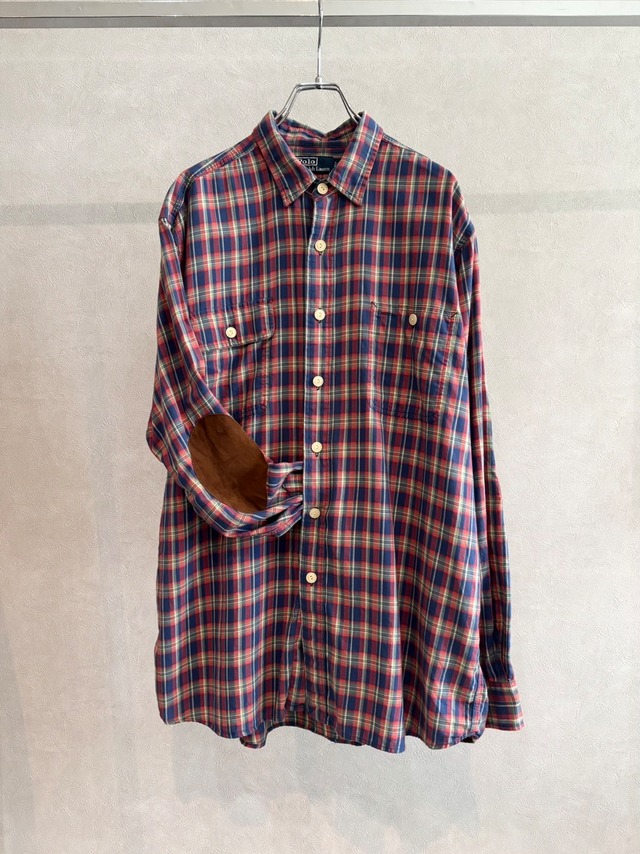 2000s Polo Ralph Lauren ワークデザインチェックシャツ