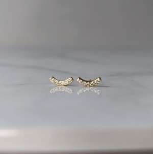 【再入荷】simple gold pierce NO.2　silver925  /  シンプル　ゴールド　ピアス