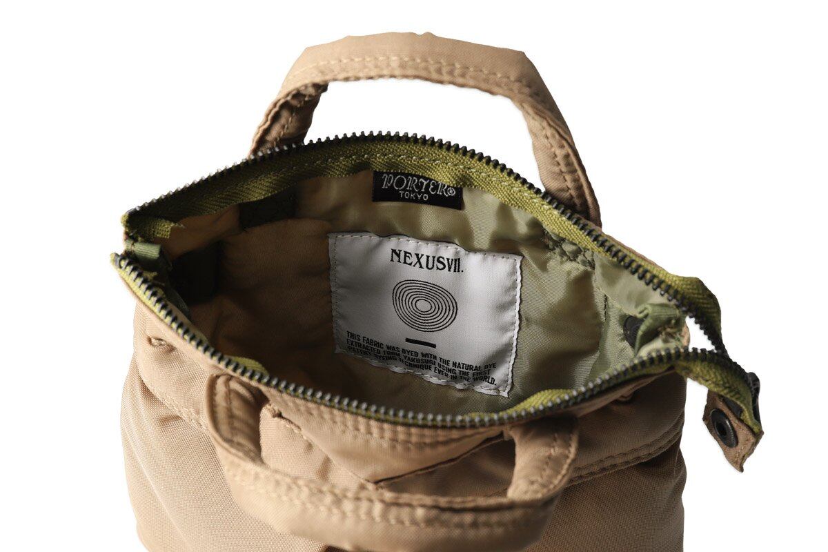 PORTER×NEXUSⅦ YAKUSUGI DYE HELMET BAG PORTER×NEXUSⅦ YAKUSUGI DYE HELMET BAG NEXUSVII（ネクサスセブン
