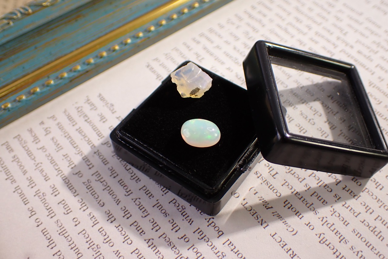 【原石セット】オパール　0.87ct/1.43ct　[C6‐802]