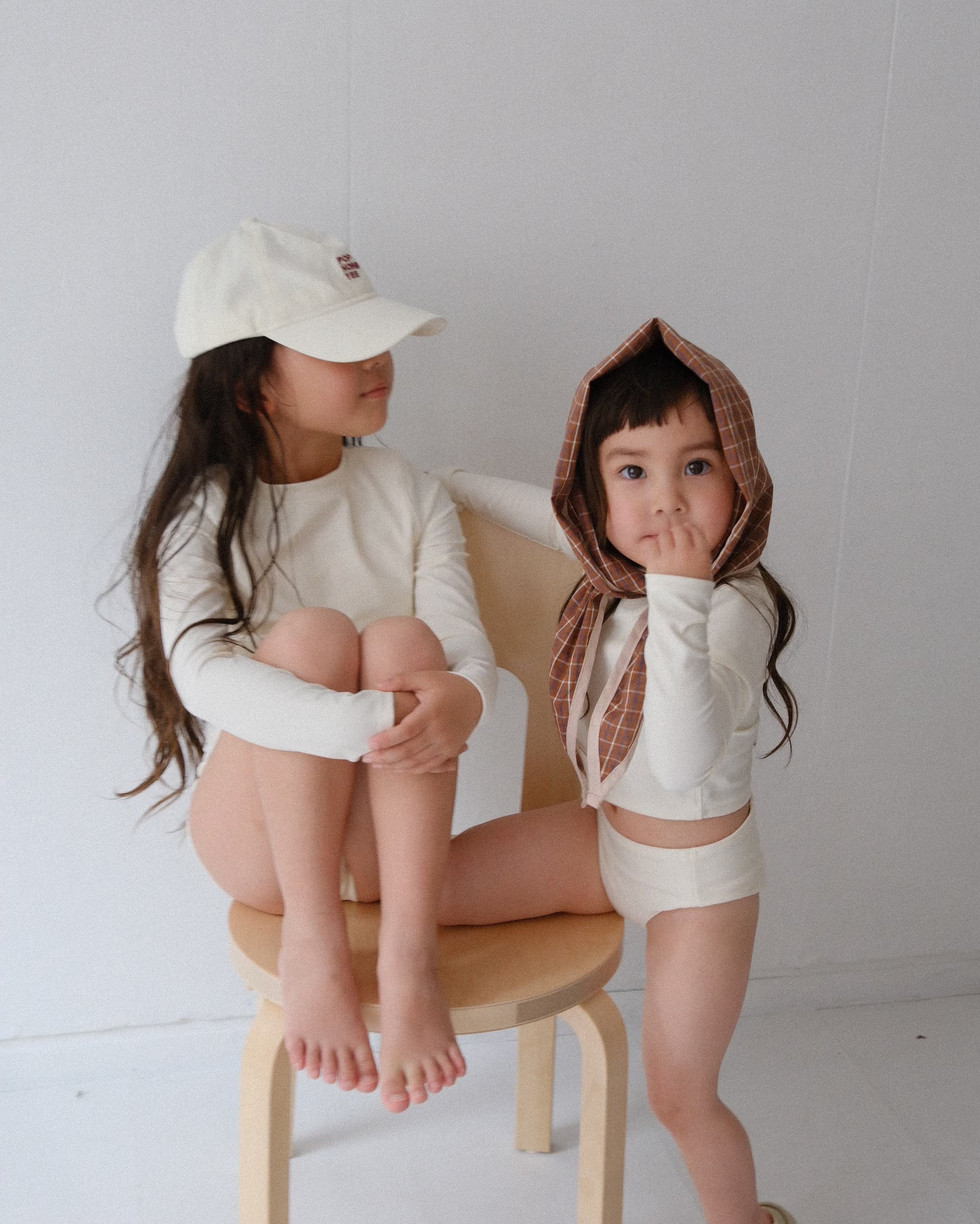 chaisy_style 140センチ　セットアップ水着 KIDS / SET］chaisy Original Zip Swimwear | chaisy