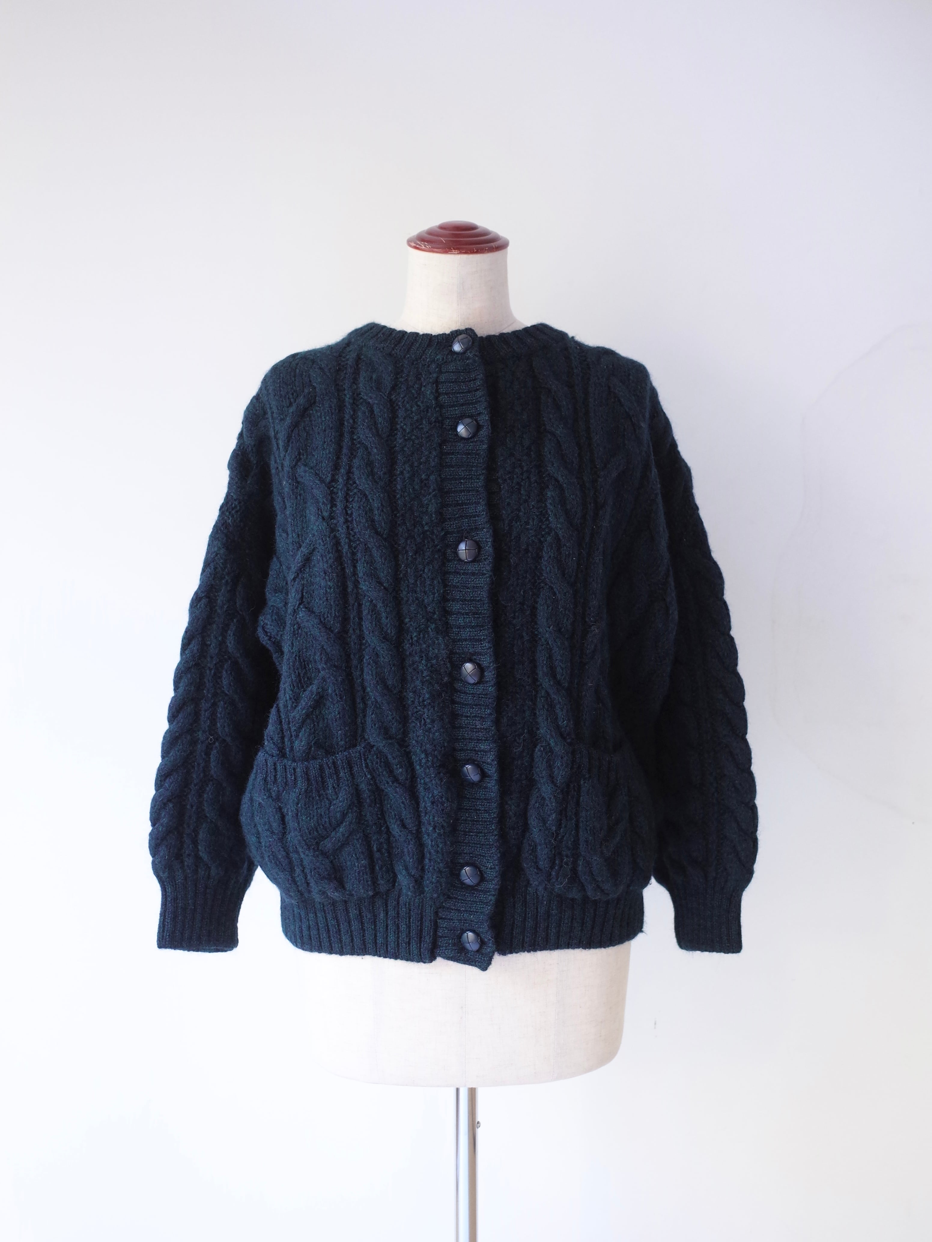 UK fisherman knit cardigan