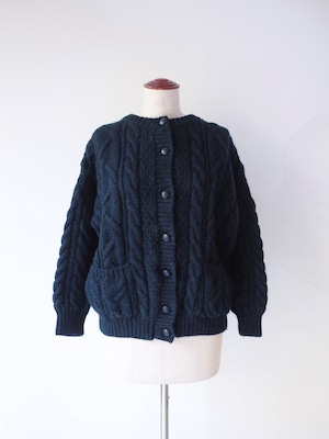 UK fisherman knit cardigan