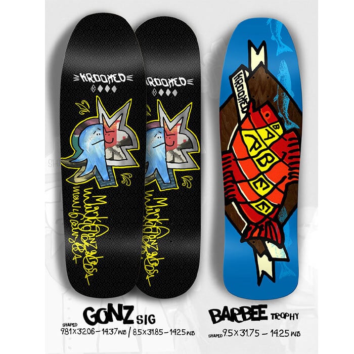 KROOKED GONZ SIG 9.81 inch デッキ スケートボード スケボー