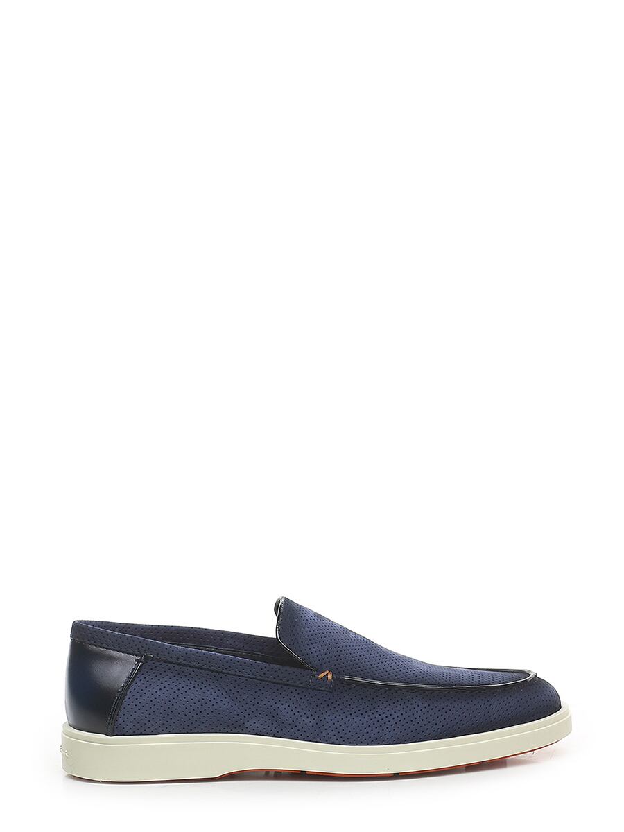 Santoni ローファー メンズ ネイビー MGDT19053