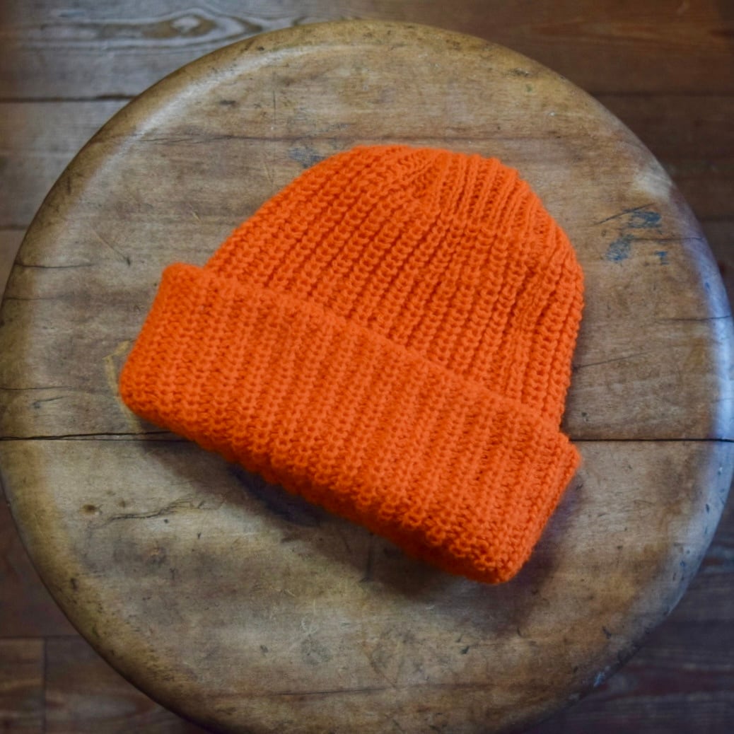 新品 Columbia Knit watch cap -Orange C05
