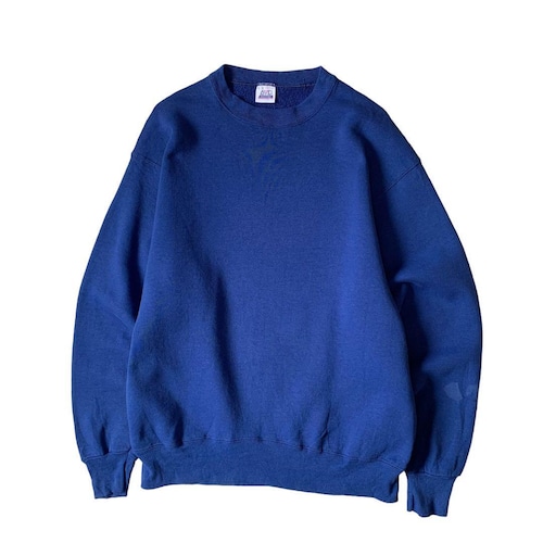 "90s BVD" blue sweat shirt made in USA