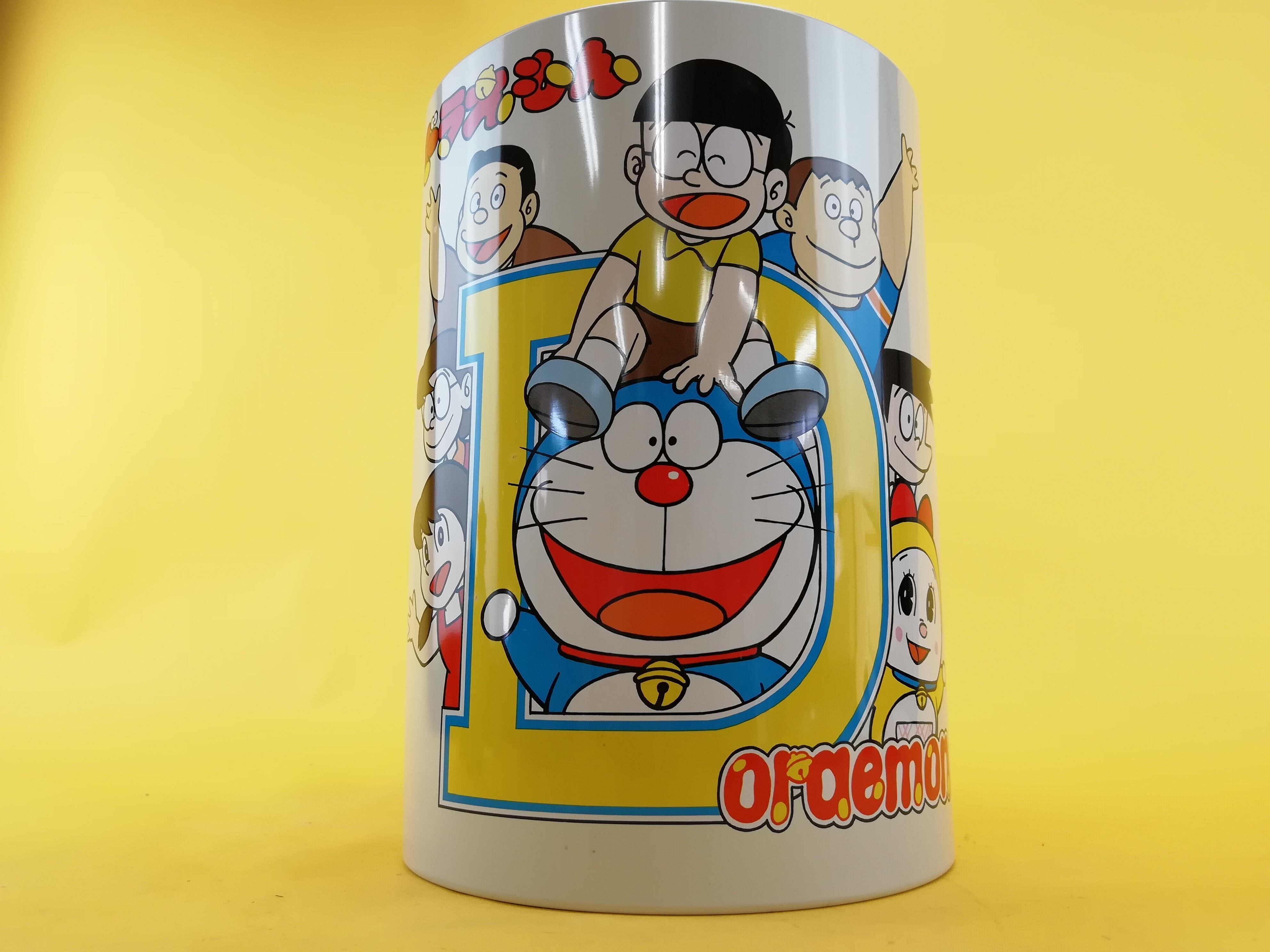 ブリキ製 ドラえもん 丸形ゴミ箱 トイズキング レトロ館