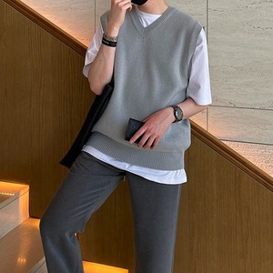 ニュアンスカラーニットベスト　MT0080227