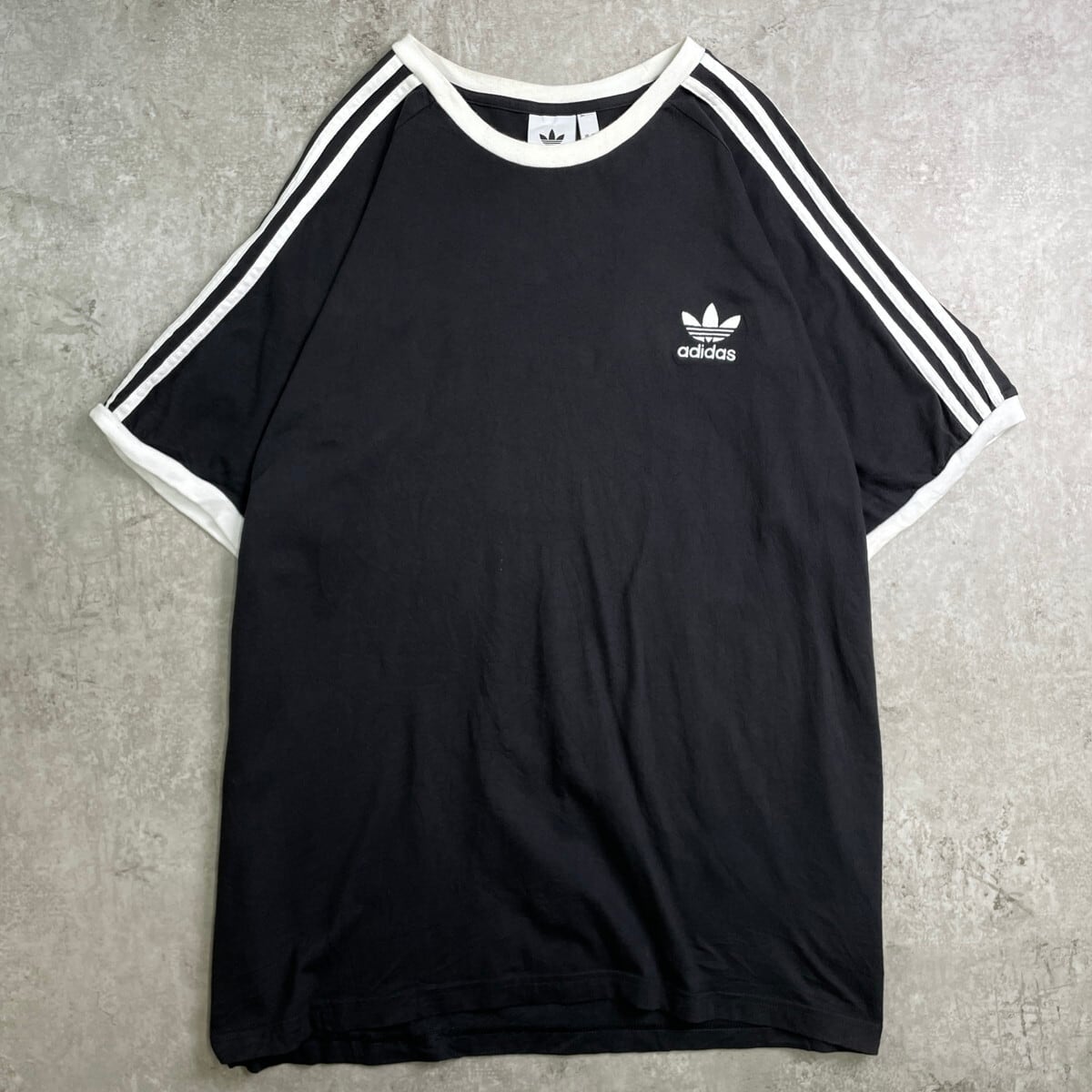 【関税・送料込み】adidas Originals リンガーTシャツ adidas originals アディダス リンガーTシャツ メンズ2XL