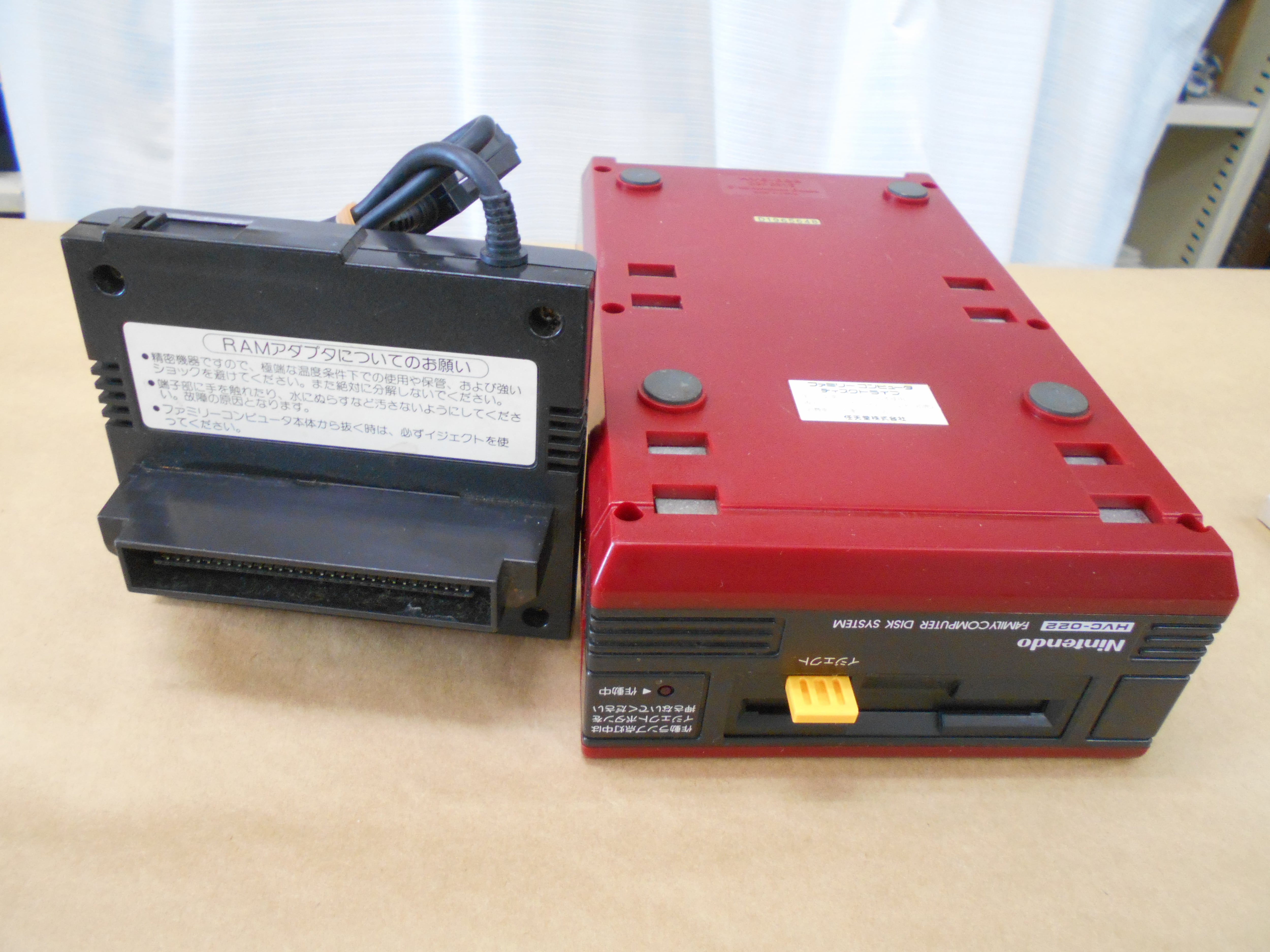 ファミコンディスクシステム 本体 + RAM アダプター Bakutendo