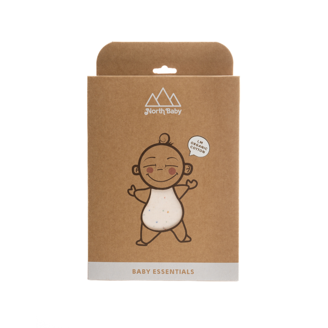 NorthBaby　Ivory Pink Organic Romper