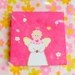 【天使と繋がるアート】恋するいちご天使