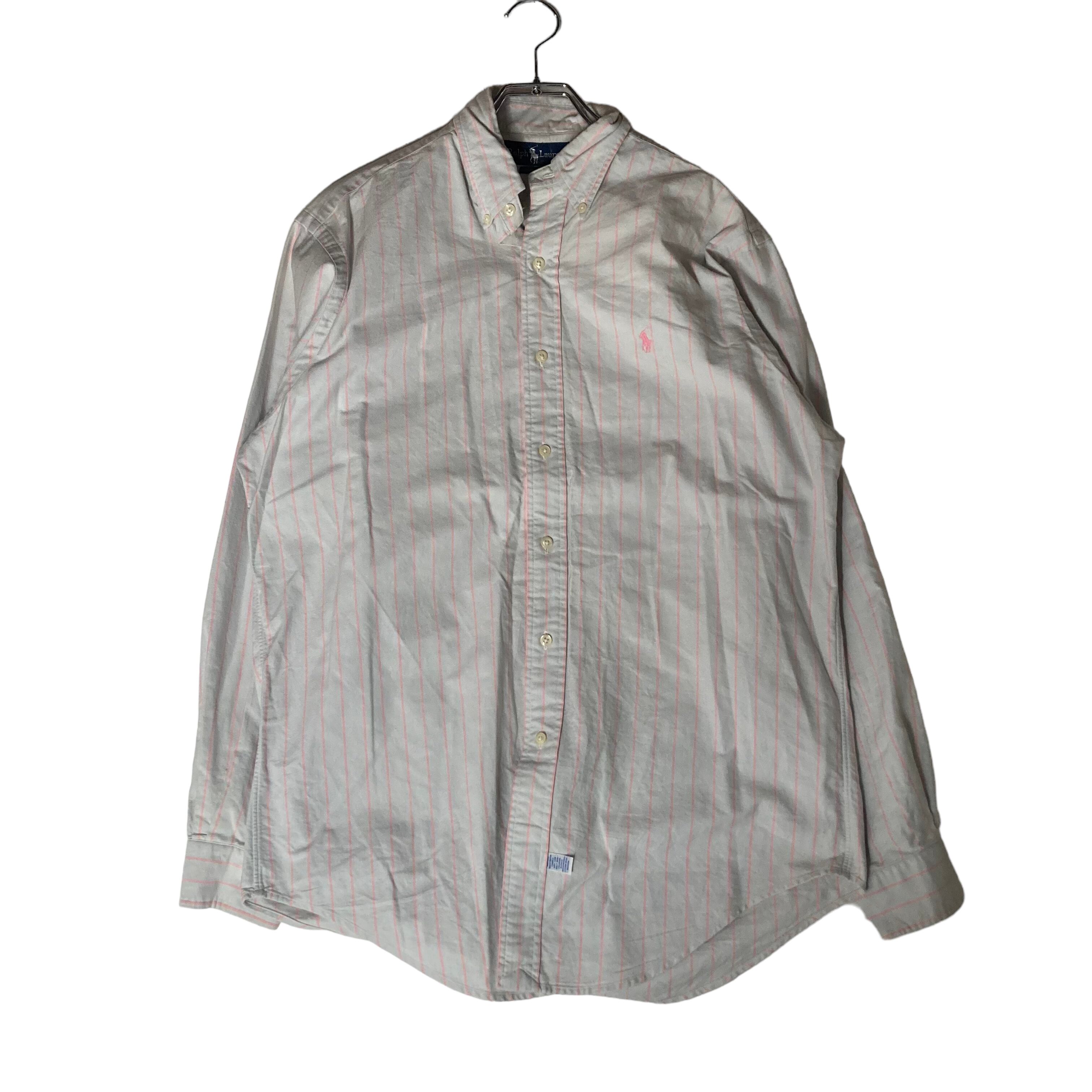90s】RALPH LAUREN 長袖シャツ M コットン100% Vintage | 古着屋OLDGREEN
