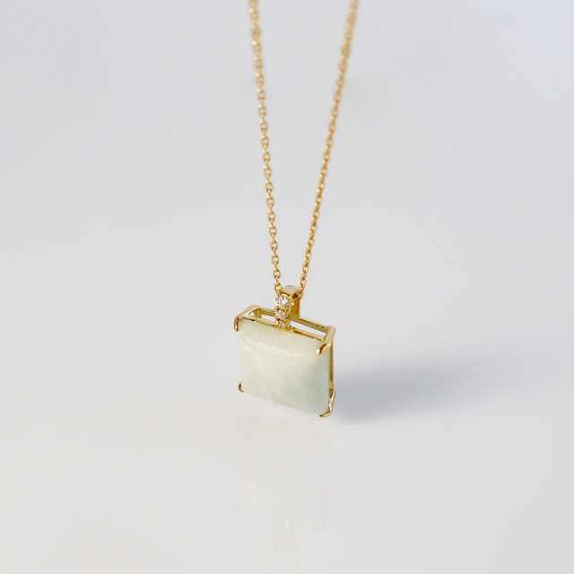 NAGI 'BYAKUROKU' / Necklace (White Green)