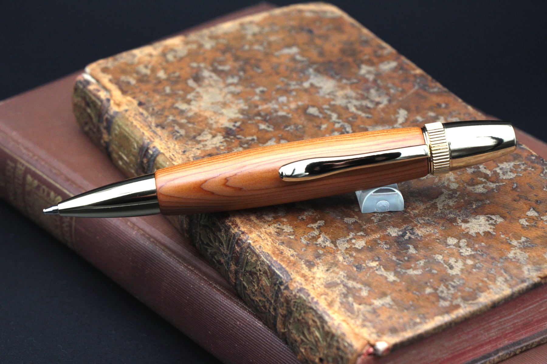 学業成就 合格必勝 一位の木/イチイ ゴールド金具・Chouette」木軸ペン