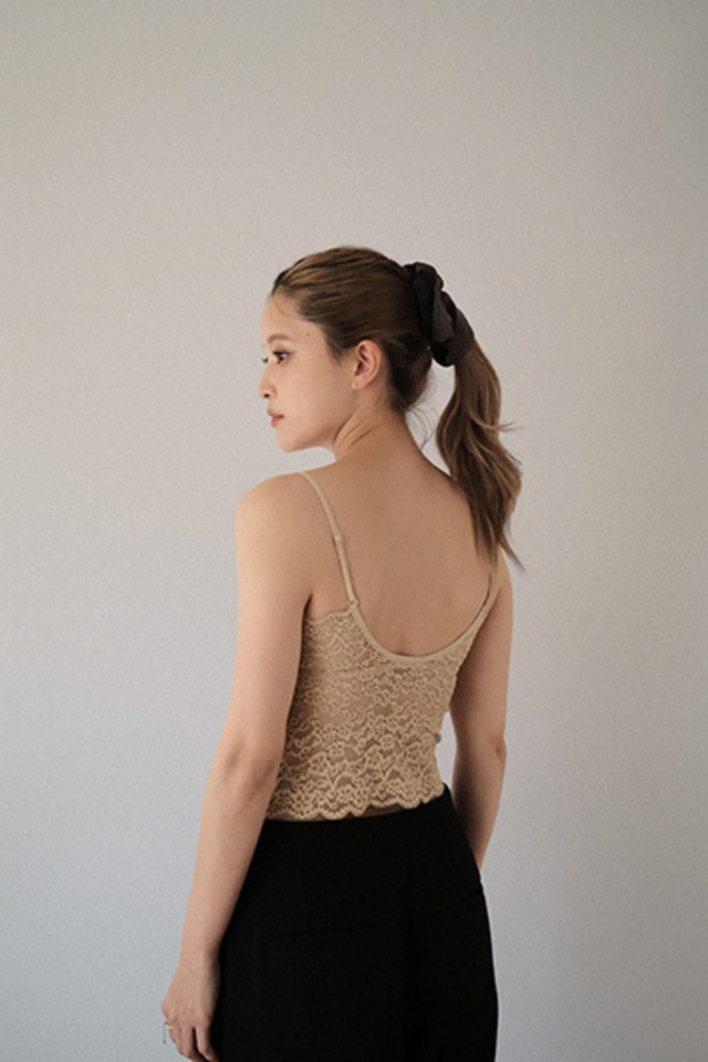 Lace Cap-in Cami/レースカップインキャミ /Beige