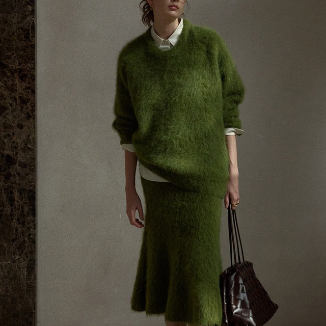 Loose Silhouette  Knit Cardigan  T3516