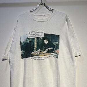 print used s/s tee SIZE:XL