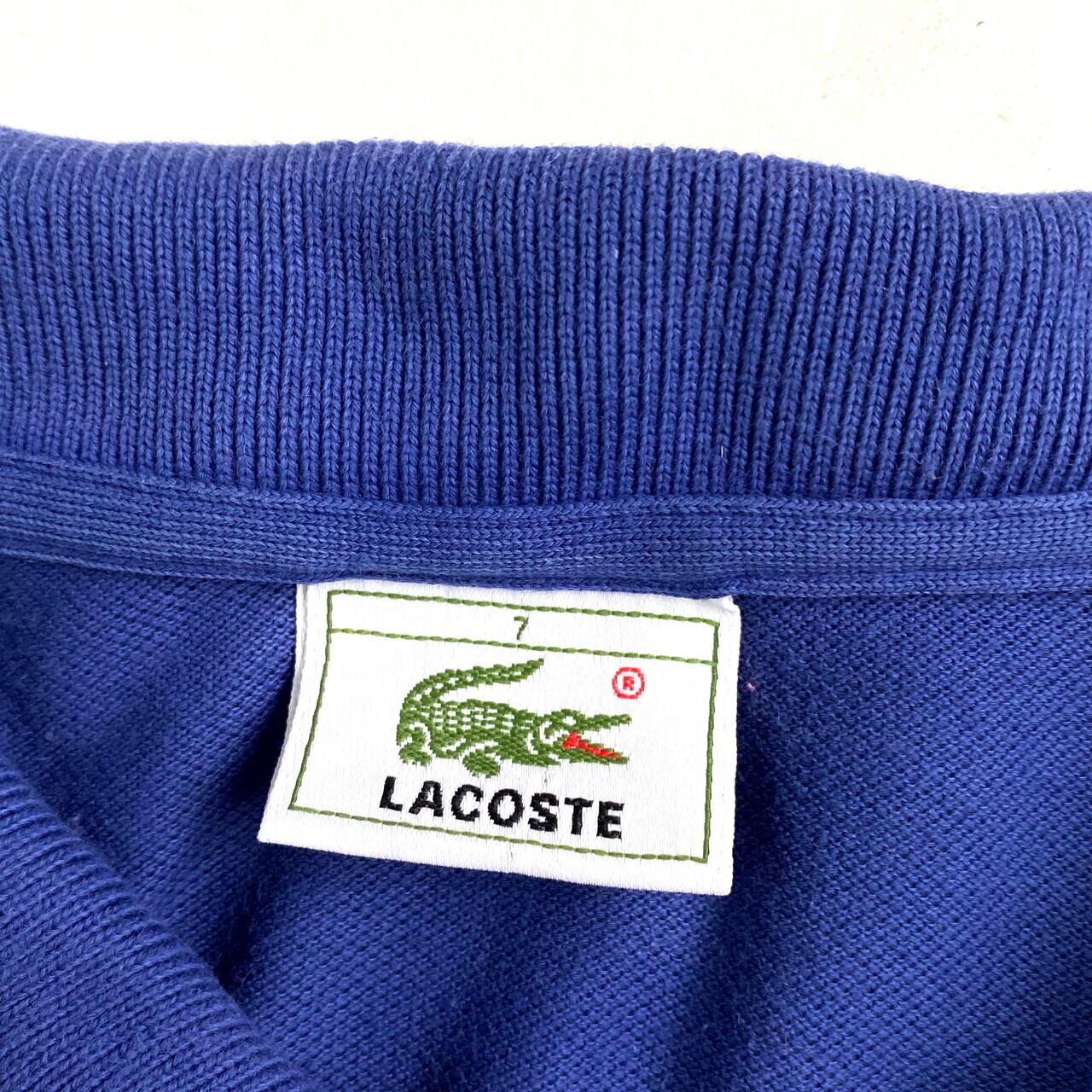 ビッグサイズ 90年初期 LACOSTE フレンチラコステ 長袖ポロシャツ 