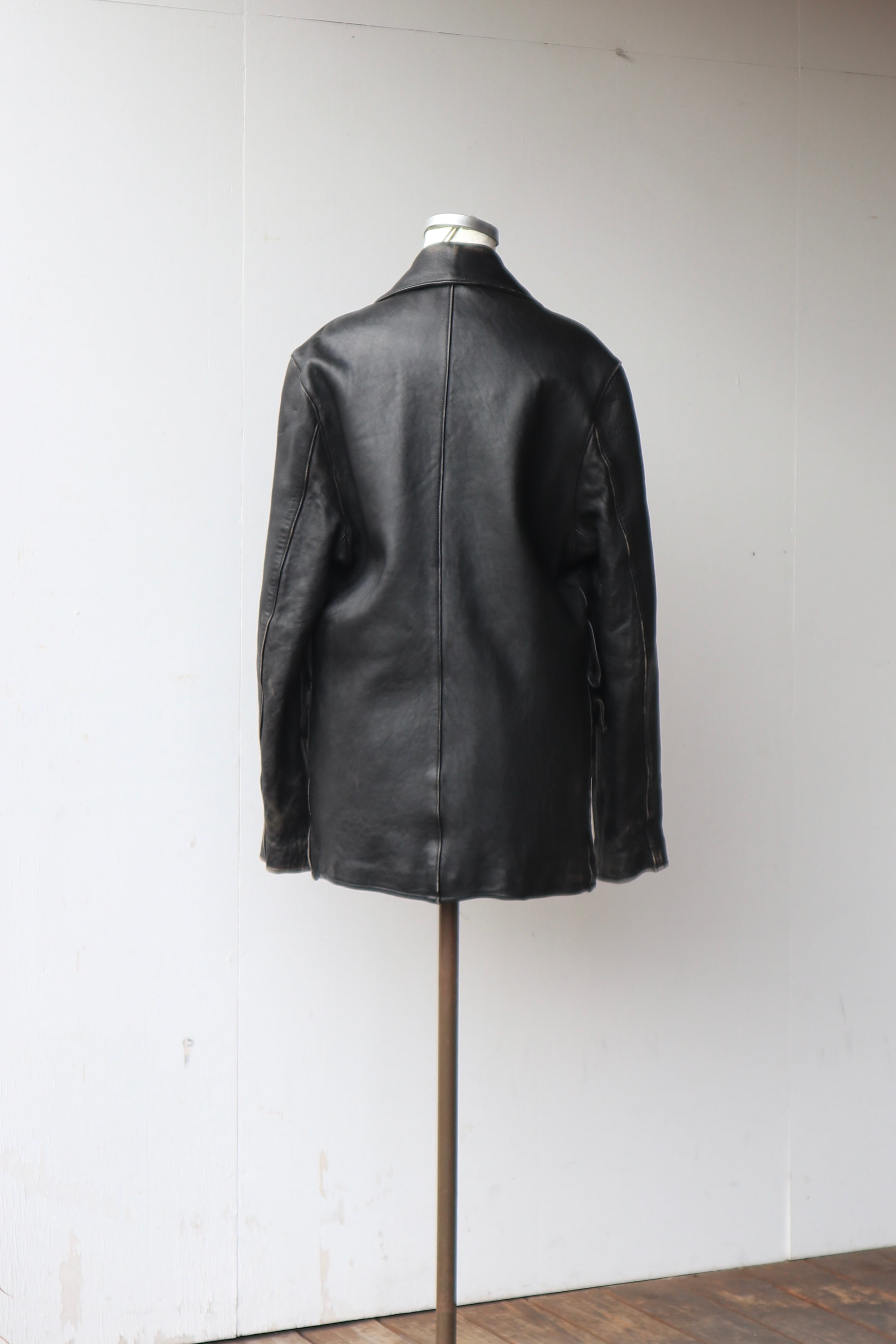 french fireman leather jacket | naname