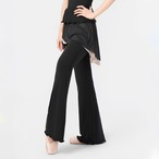 フォールドオーバー ニットパンツ 6色展開 L1546