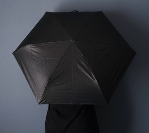 雨の中でも星空の世界を楽しめる、天体総柄（シルバー） 晴雨兼用 折りたたみ傘・日傘（内側プリント・外側ブラック）