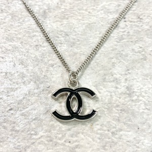 CHANEL シャネル ココマーク ネックレス シルバー