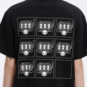 SALE【HIPANDA ハイパンダ】メンズ BROプリント Tシャツ MEN'S BRO PRINT SHORT SLEEVED T-SHIRT / WHITE・BLACK