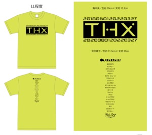 メンバーサイン入りCOLORLESS＆カルミアLASTライブ『THX-Tシャツ』