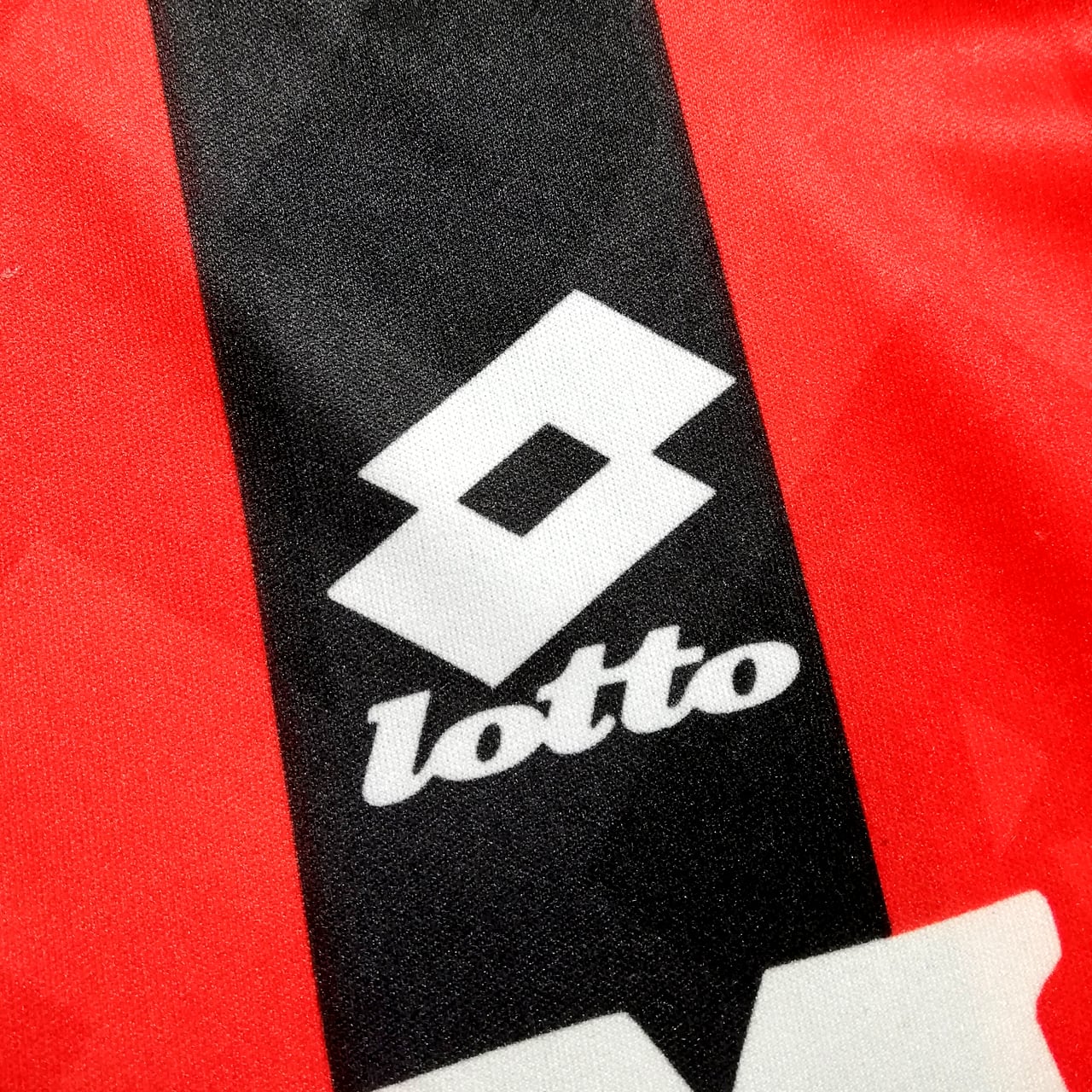 USED】ACミラン 1993-94 Lotto ホーム半袖 ユニフォーム（インポートXL