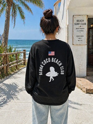 ALOHACOCOBEACHCLUBロングスリーブTEE
