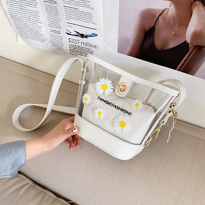 ネットレッドフェアリースモールバッグ2020人気の新バージョンのInsワイルドスモールデイジーメッセンジャーバッグファッションバケットバッグ Tiancai_Wing_Bag1723140