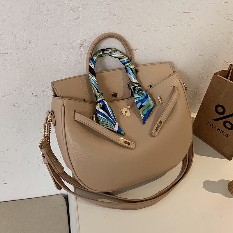 レッドシングル ハンドバッグ 手作りハンドバック85312086027