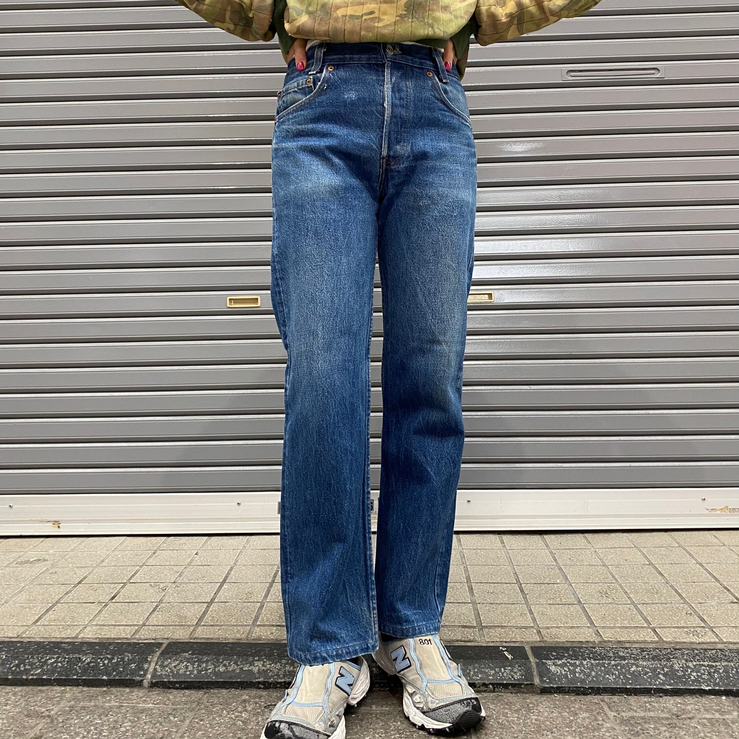 80年代 W29 L30 Levi’s 701 リーバイス701 デニムパンツ ブルー 古着 古着屋 高円寺 ビンテージ