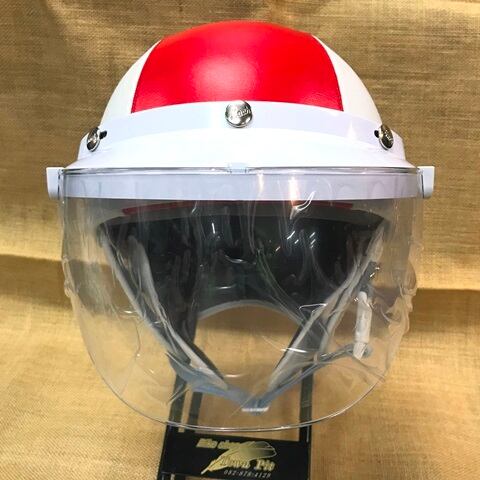 MACH マッハ ヘルメット FF レッド バイザーシールド付 フリー（57-60