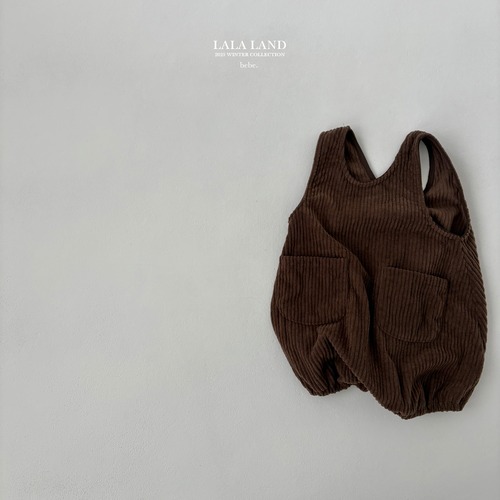 【予約】Fleece Corduroy Suspender Pants