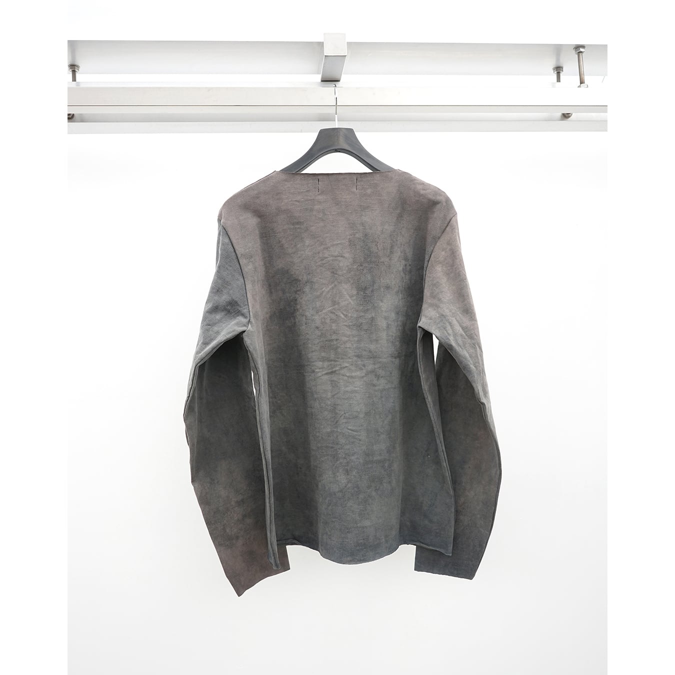 kujaku] (クジャク) K-552-2 special dyed crew neck long sleeve tee