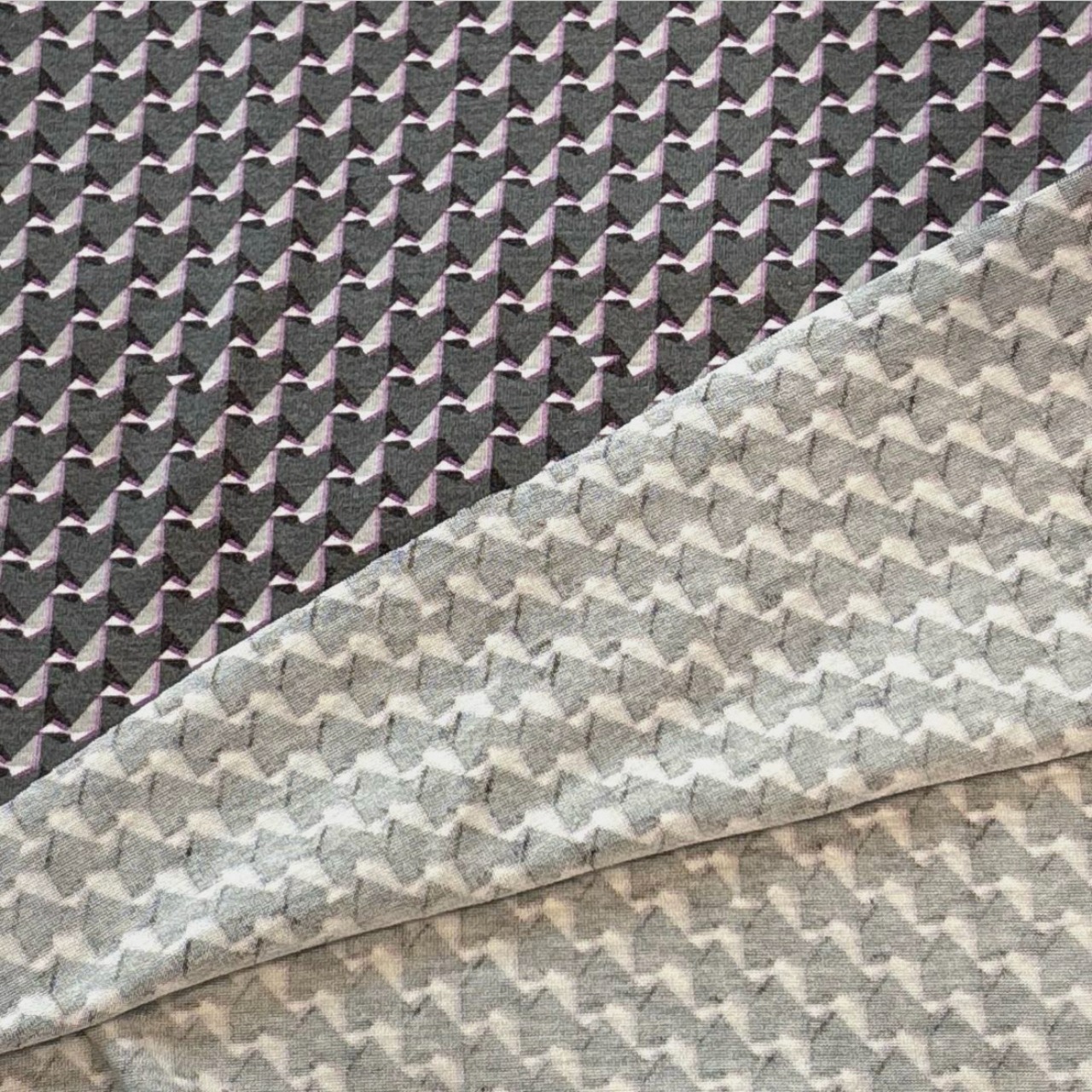 ★TB288◆2.5m◆アクリル混ベア天竺ニット生地◆花柄