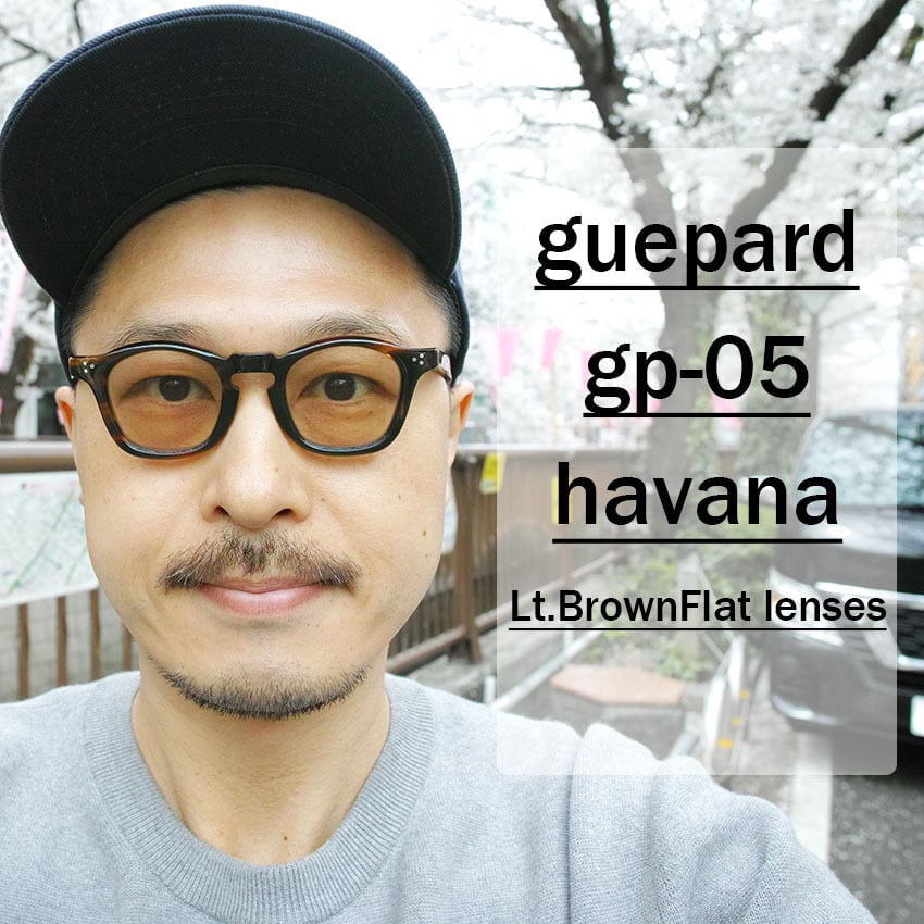 guepard / gp-05 / havana - Light Brown Flat lenses べっこう柄
